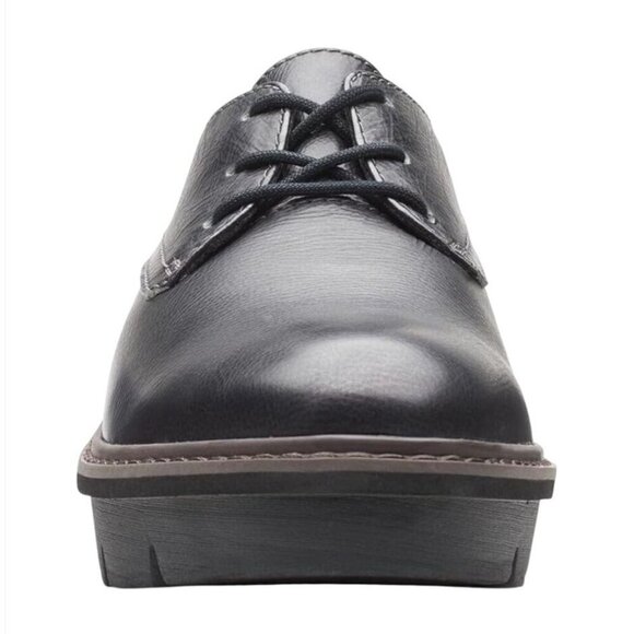 CLARKS / Airabell / Womens / Tye Oxford / Gunmetal / Leather / Size 12 - Picture 4 of 10